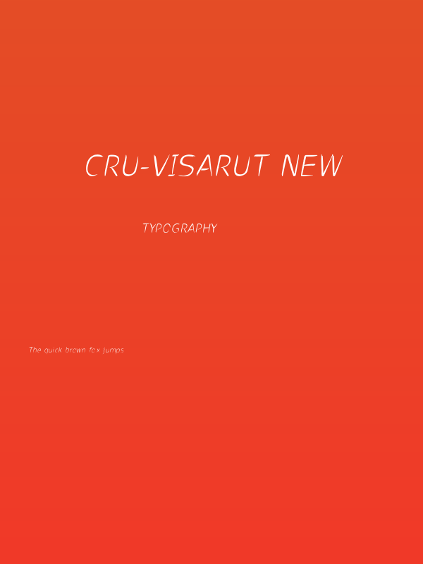 CRU-visarut New Poster