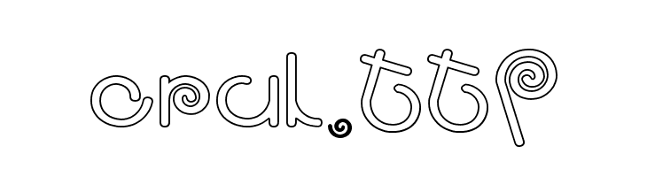 CRUL.TTF  font caratteri gratis