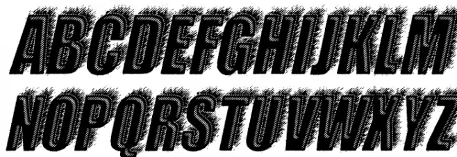 CRUMB ITALIC PERSONAL USE Bold Italic フォント 大文字