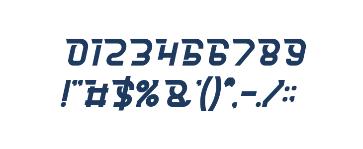 CRUMBLE Bold Italic Other Characters