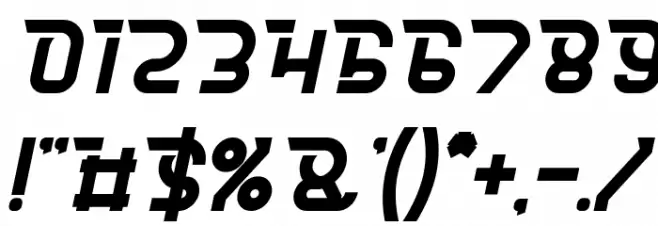 CRUMBLE Bold Italic Font OTHER CHARS