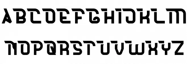 CRUMBLE Bold Font UPPERCASE