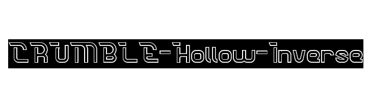 CRUMBLE-Hollow-Inverse  नि: शुल्क फ़ॉन्ट्स डाउनलोड