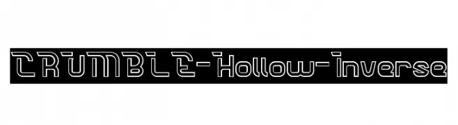 CRUMBLE-Hollow-Inverse  免费字体下载