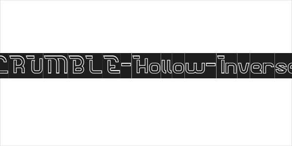 CRUMBLE-Hollow-Inverse Logo