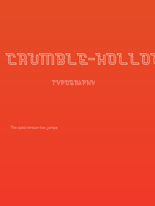 CRUMBLE-Hollow Poster