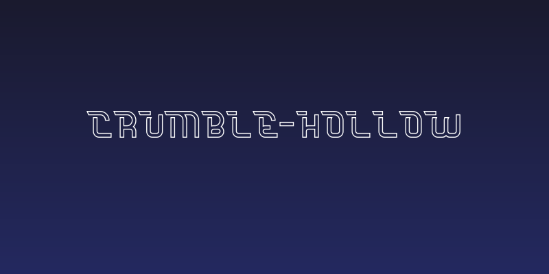 CRUMBLE-Hollow Social Header
