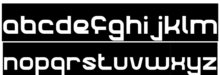 CRUMBLE-Inverse Font LOWERCASE