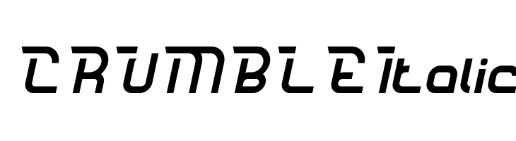 CRUMBLE Italic  नि: शुल्क फ़ॉन्ट्स डाउनलोड