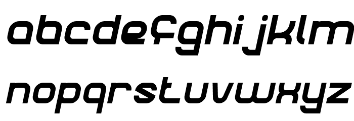 CRUMBLE Italic Font LOWERCASE