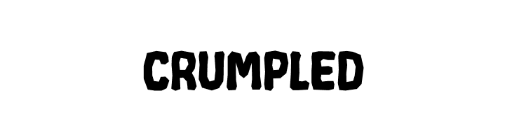 CRUMPLED  Descarca Fonturi Gratis