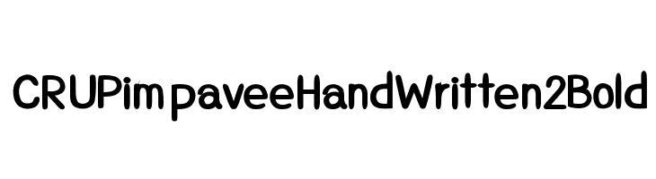CRUPimpaveeHandWritten2Bold  Descarca Fonturi Gratis