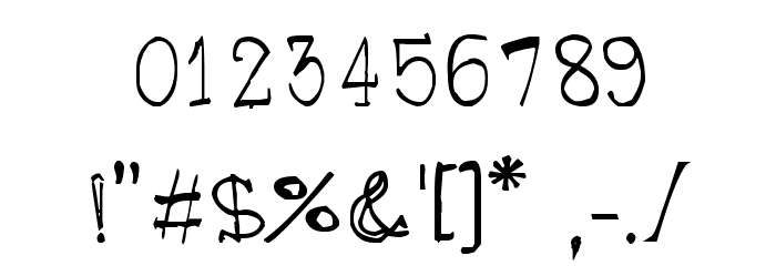 CRU_Nattanai Font OTHER CHARS