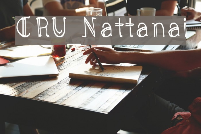 CRU_Nattanai Font examples