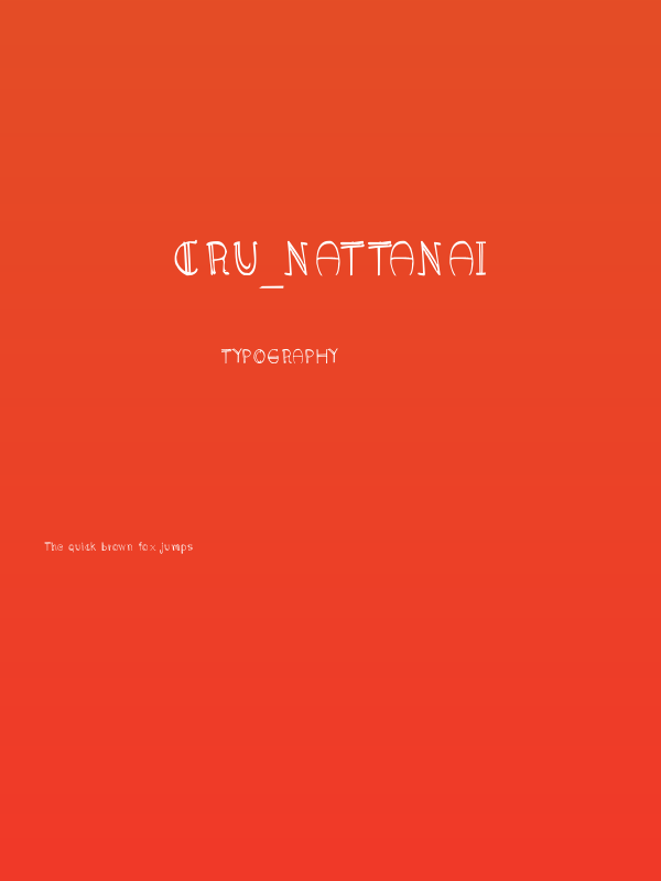 CRU_Nattanai Poster