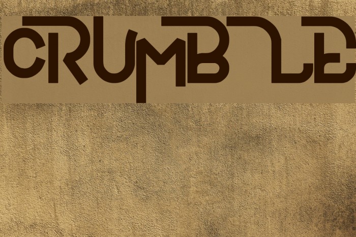 CRUmBLE Font examples
