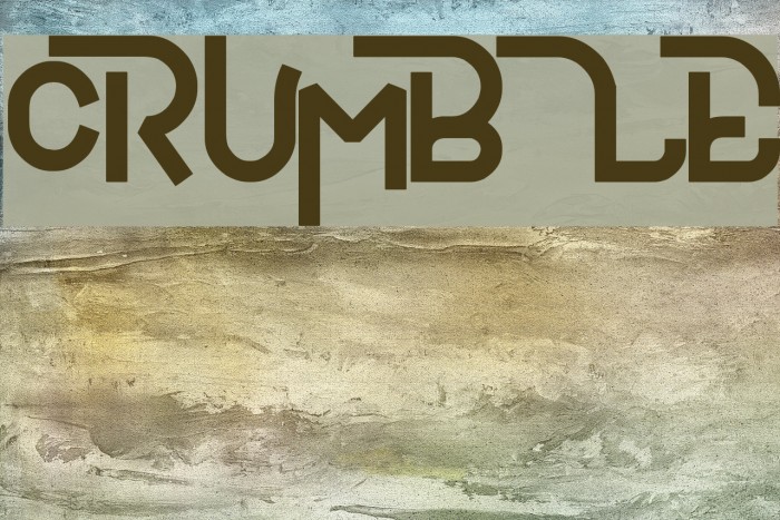 CRUmBLE Font examples