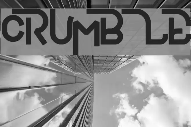 CRUmBLE Font examples