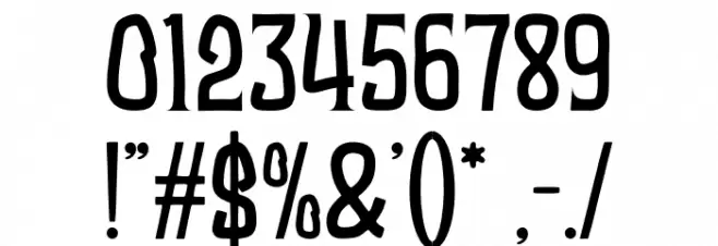 CRYPETIC Шрифта ДРУГИЕ символов