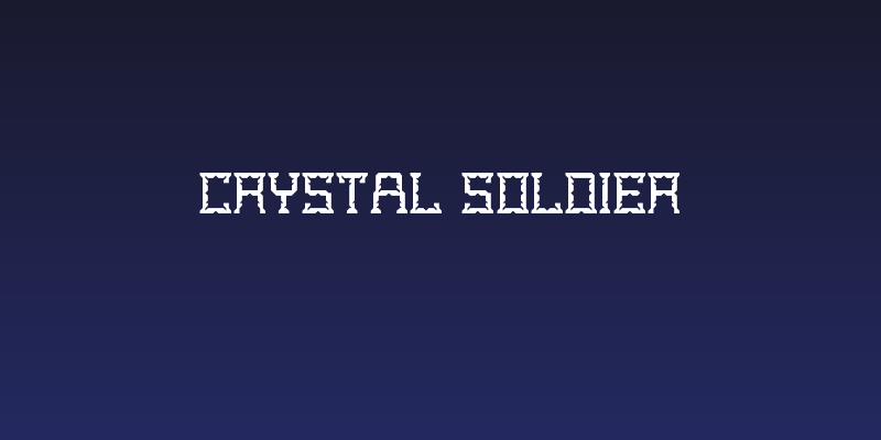 CRYSTAL Soldier Social Header