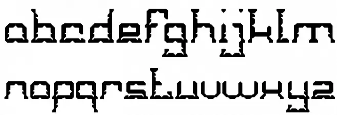 CRYSTAL Soldier फ़ॉन्ट लोअरकेस