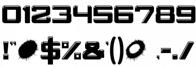 CRYSTALCORE Font OTHER CHARS