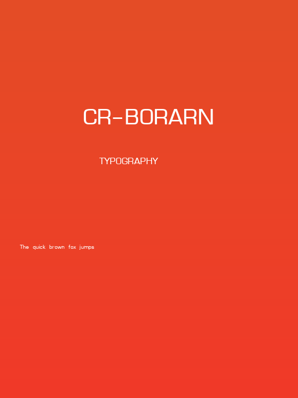 Cr-Borarn Poster