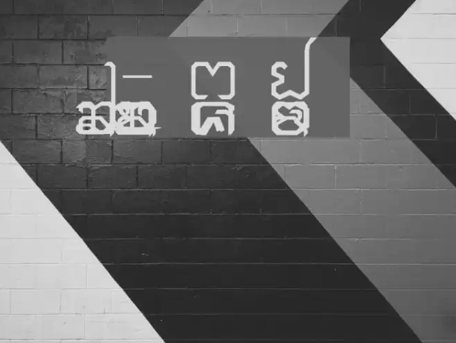 Cr-Maekok by Berm Font examples