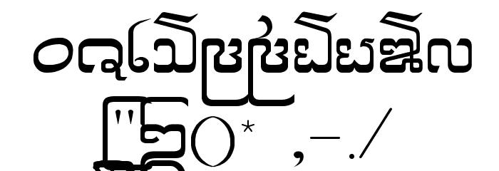 Cr-Maekorn by Berm Font OTHER CHARS