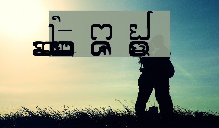 Cr-Maekorn by Berm Font examples