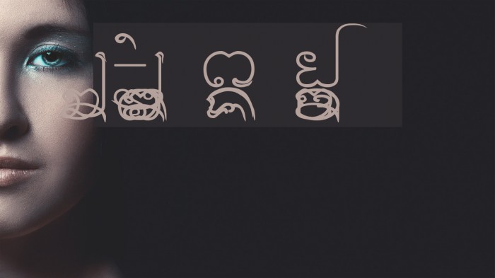 Cr-Paitoon by Berm Font examples