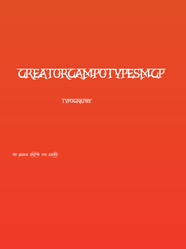 CrEAtoRcAmpoTYPeSmcP Poster