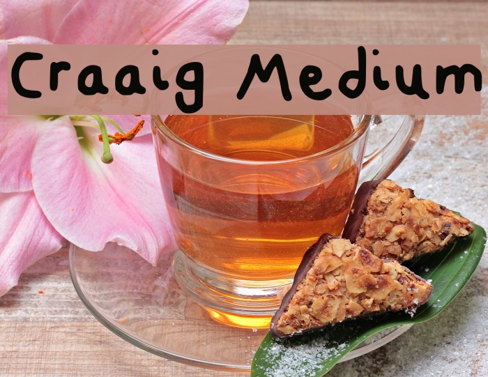 Craaig Medium Example 1