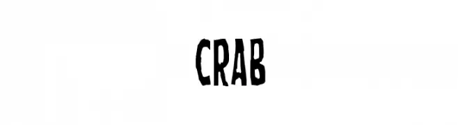 Crab  नि: शुल्क फ़ॉन्ट्स डाउनलोड
