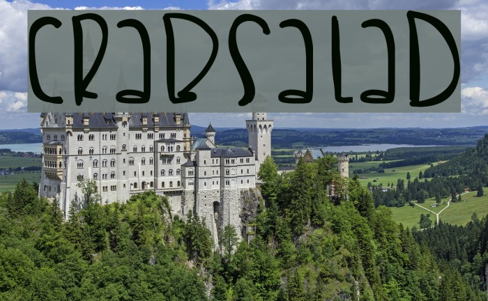 CrabSalad Font examples