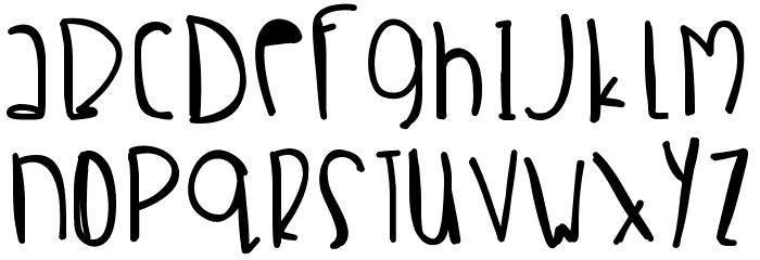 CrabSalad Font LOWERCASE