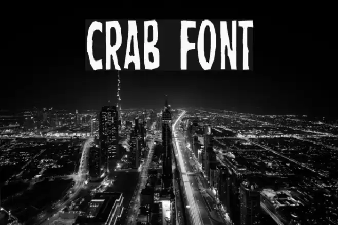 Crab Font examples