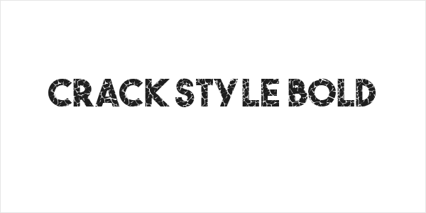 Crack Style Bold Logo