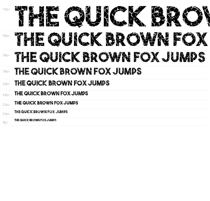 Crack Style Bold Waterfall