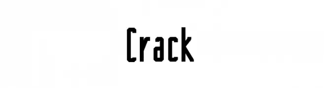 Crack  Frei Schriftart Herunterladen