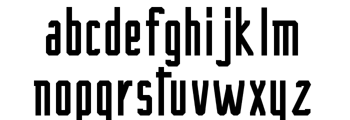 Crack Font LOWERCASE