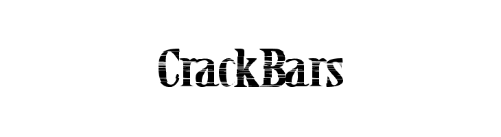 CrackBars  les polices de caractères gratuit tlcharger