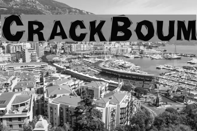 CrackBoum フォント examples