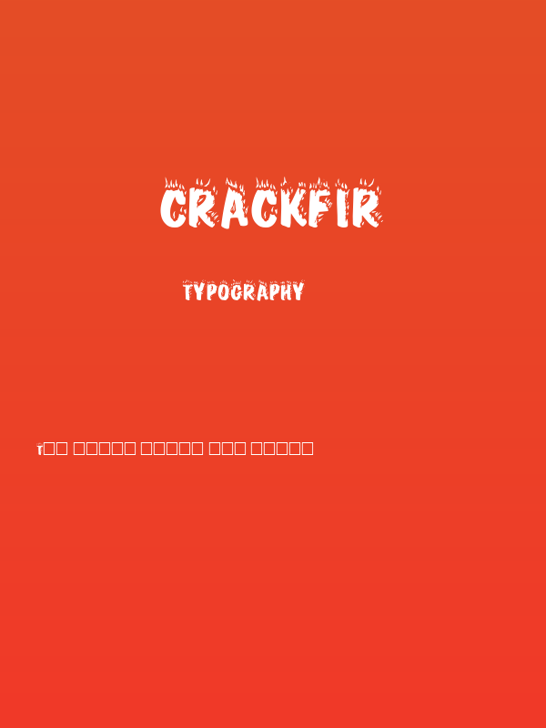 CrackFir Poster