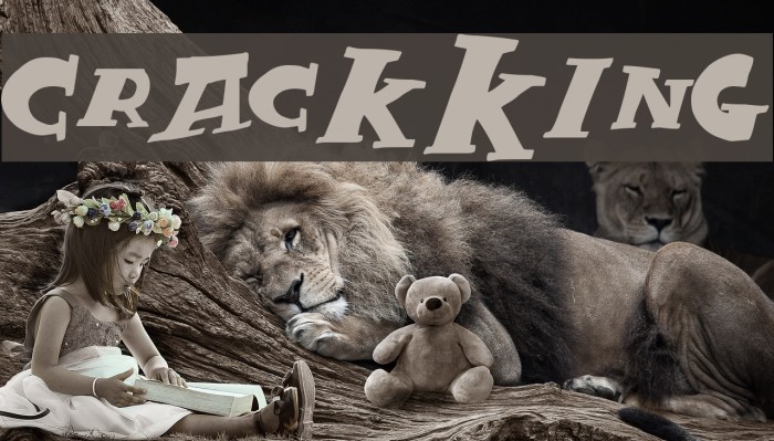 CrackKing Font examples