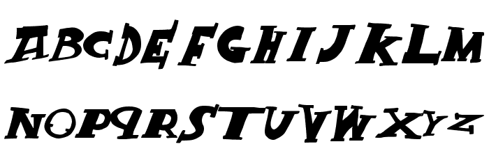 CrackKing Font LOWERCASE
