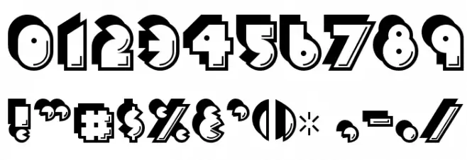 CrackMan-Regular Font OTHER CHARS