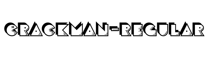 CrackMan-Regular  Frei Schriftart Herunterladen