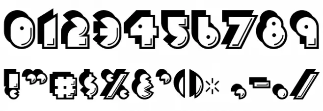 CrackMan-Regular Font OTHER CHARS