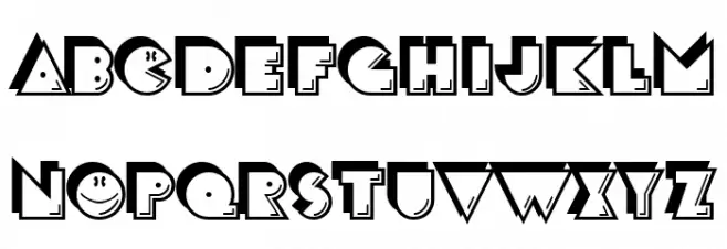 CrackMan-Regular Polices MAJUSCULES